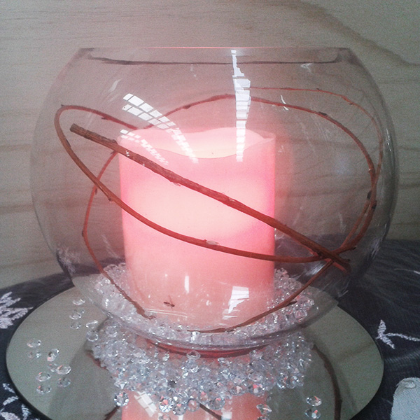 Fish bowl vase