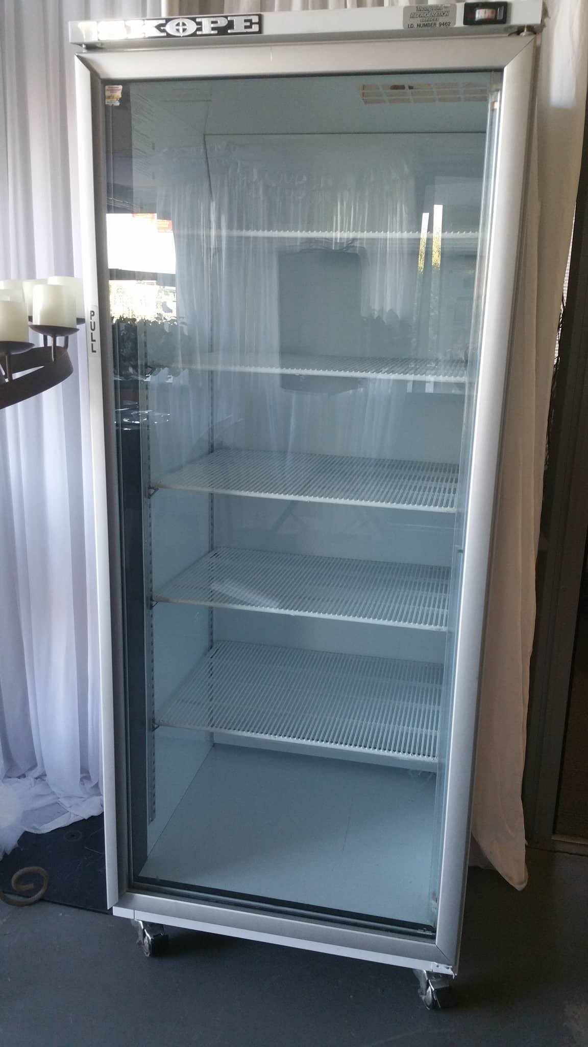 Glass fronted bar fridge