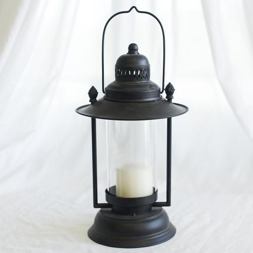 Large Black Metal Lanterns