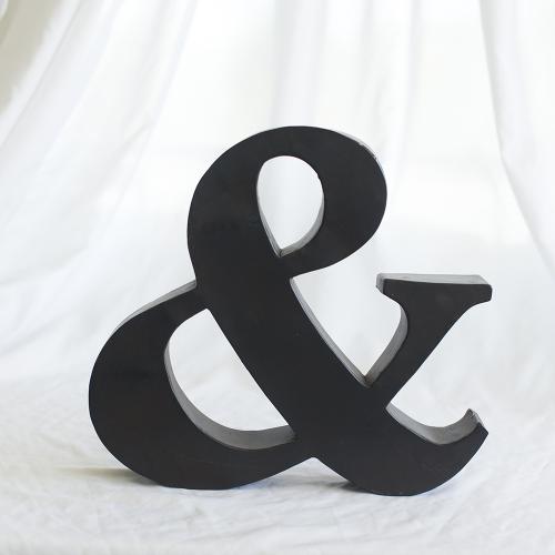 Steel 3d Ampersand Wedding ?&? Symbol